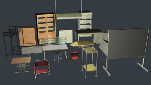 School furniture preview image